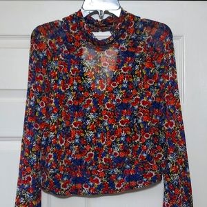 Free People All Dolled Up Crop Blouse
